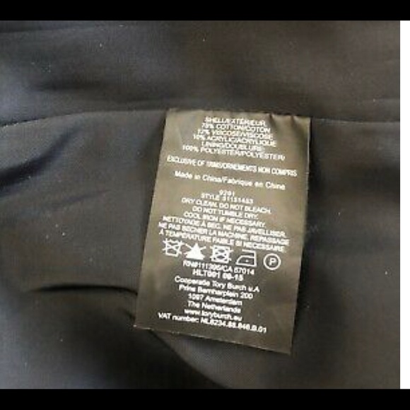 Tory Burch Textured Burlap Print A Line Dress 12 - Picture 9 of 9